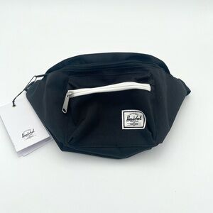 Herschel Black Adjustable Unisex Waist Bag NWT
